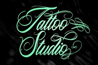 Tattoo Studio Fonts for Creative Design Projects