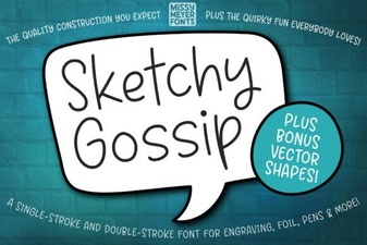 Sketchy Gossip Font: Creative Uses & Download Guide