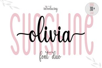 Sunshine Olivia Font: Free for Projects & Designs