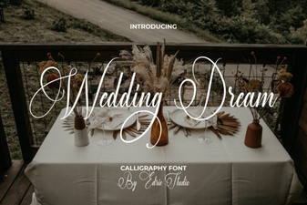 Dream Fonts for Your Wedding Designs